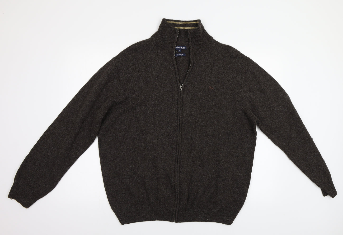 J Hampton & Sons Mens Brown   Pullover Jumper Size XL