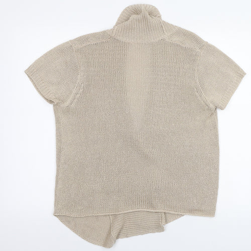 Preworn Womens Beige   Cardigan Jumper Size M