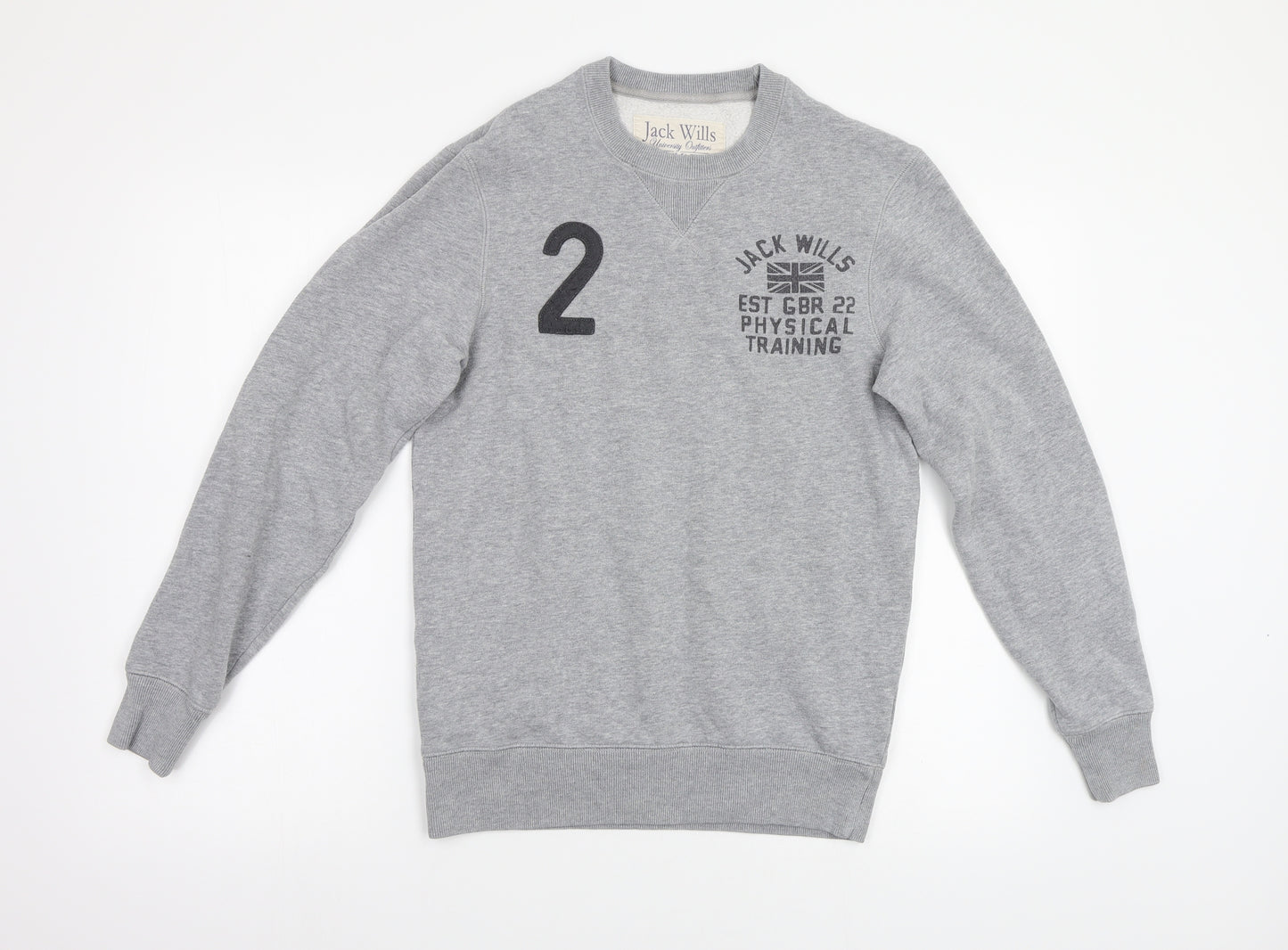 Jack Wills Mens Grey   Pullover Sweatshirt Size XS