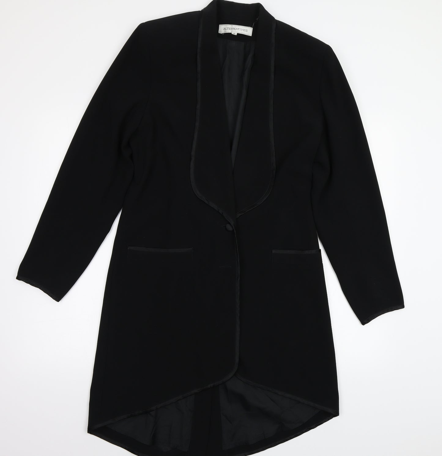 Alternatives Womens Black   Jacket Coat Size 10