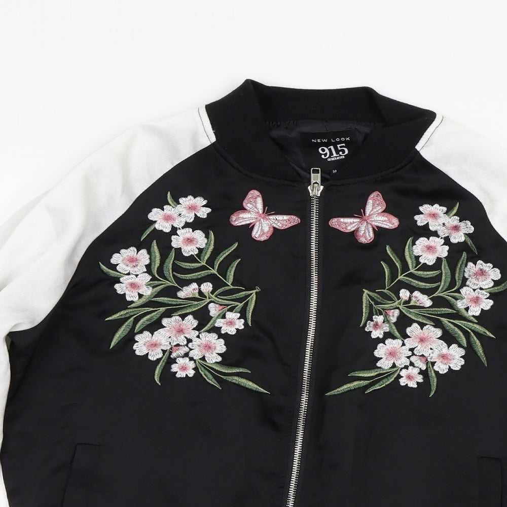 New Look Girls Multicoloured Floral  Basic Jacket Coatigan Size 14-15 Years