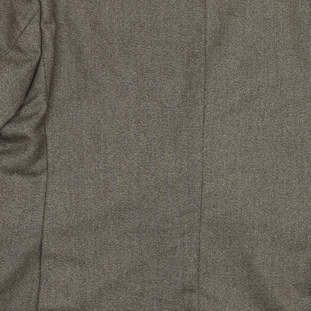 New Look Mens Beige Herringbone  Gilet Blazer Size 44