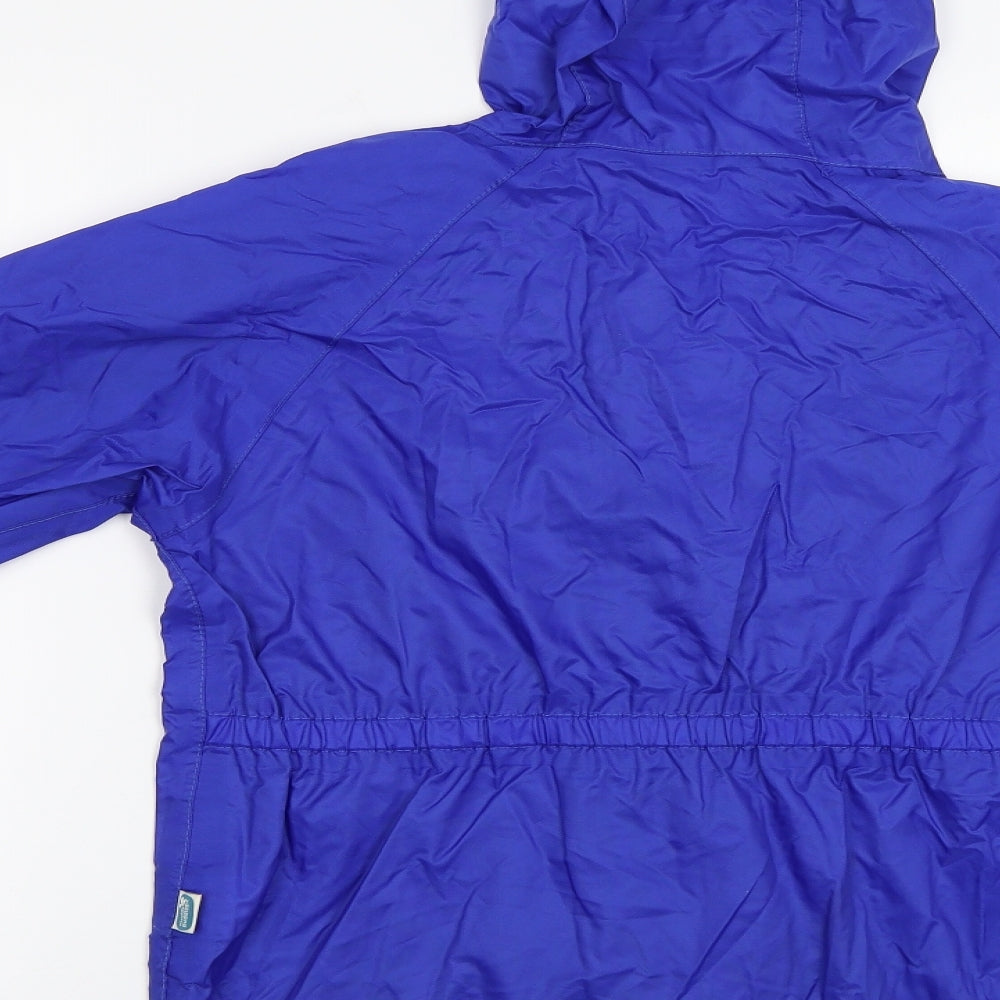 Muddy Puddles Boys Blue   Rain Coat Blazer Size 7-8 Years
