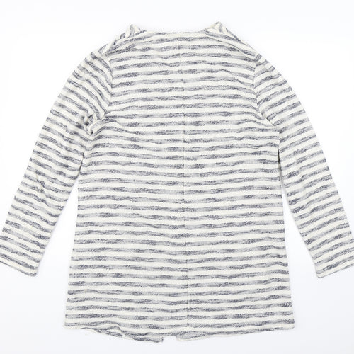 George Womens White Striped  Jacket  Size 16