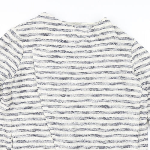 George Womens White Striped  Jacket  Size 16