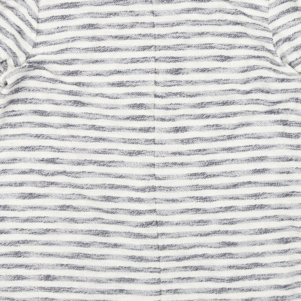 George Womens White Striped  Jacket  Size 16