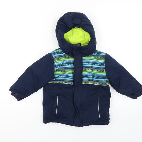 Topo Mini Boys Blue   Ski Jacket Jacket Size 2 Years
