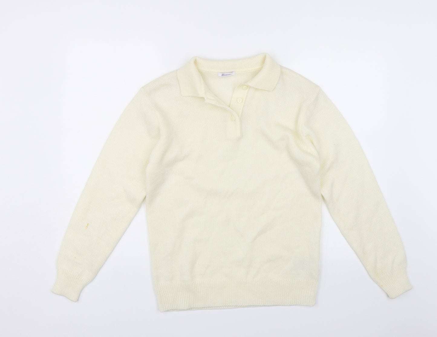 Damart Womens White   Pullover Jumper Size 10