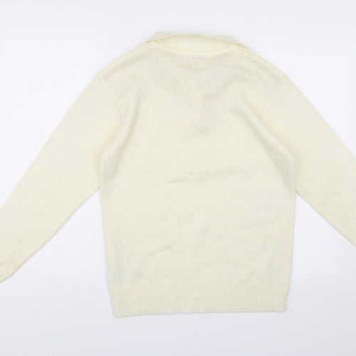 Damart Womens White   Pullover Jumper Size 10