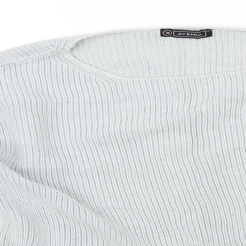 Avenue Womens Blue   Pullover Jumper Size 18
