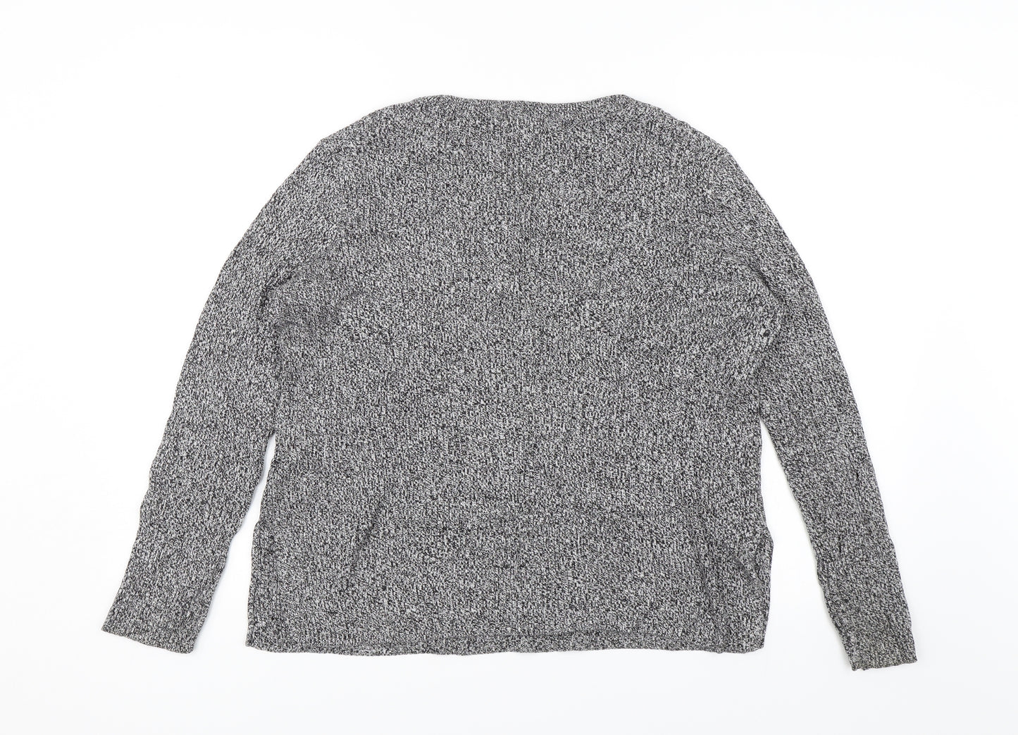 H&M Womens Grey   Pullover Jumper Size L