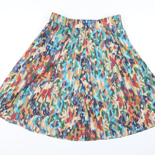 Preworn Womens Multicoloured   Swing Skirt Size 30 in