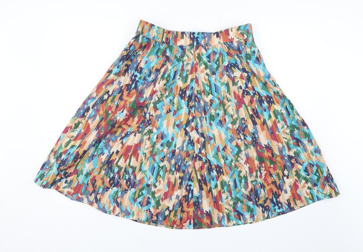 Preworn Womens Multicoloured Swing Skirt Size 30 in