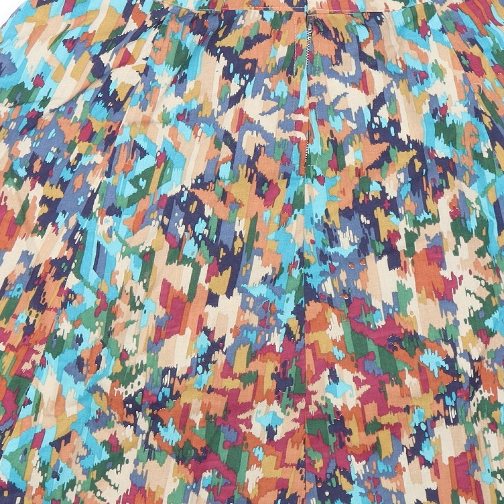 Preworn Womens Multicoloured   Swing Skirt Size 30 in