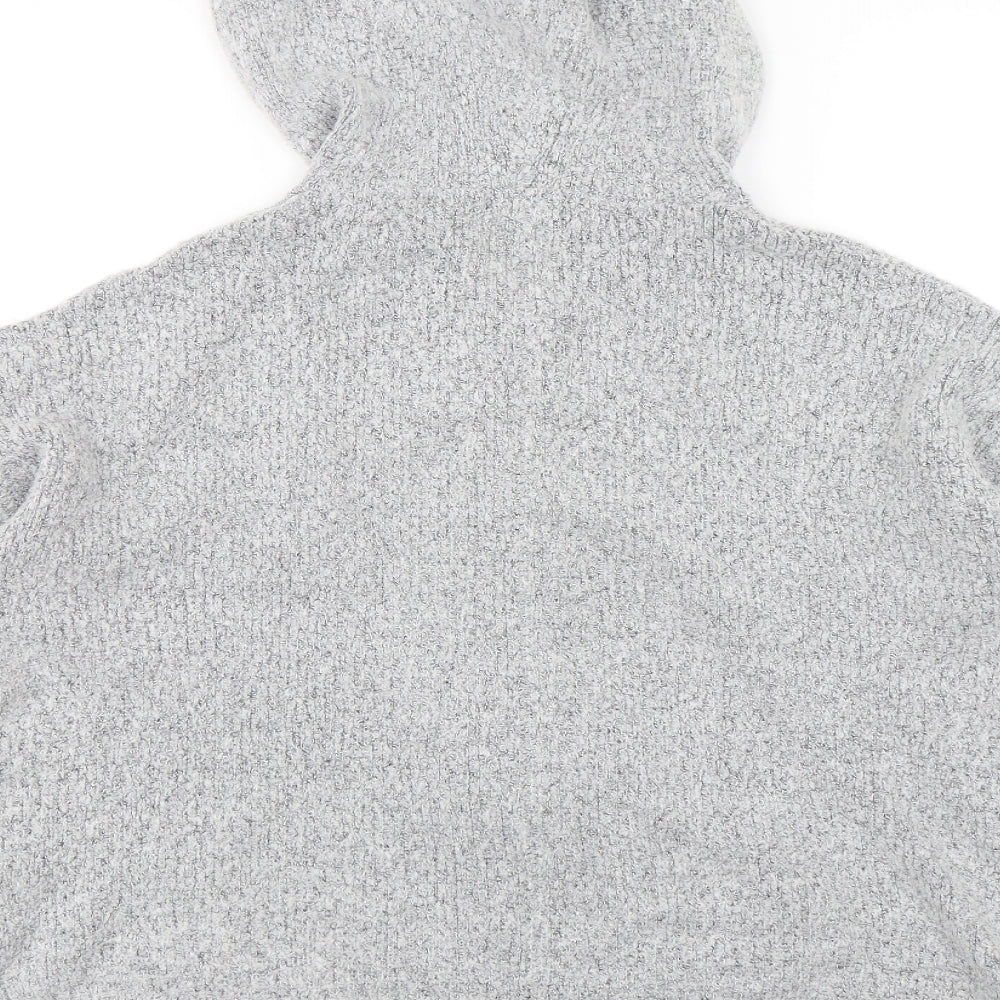 F&F Womens Grey   Full Zip Hoodie Size 12