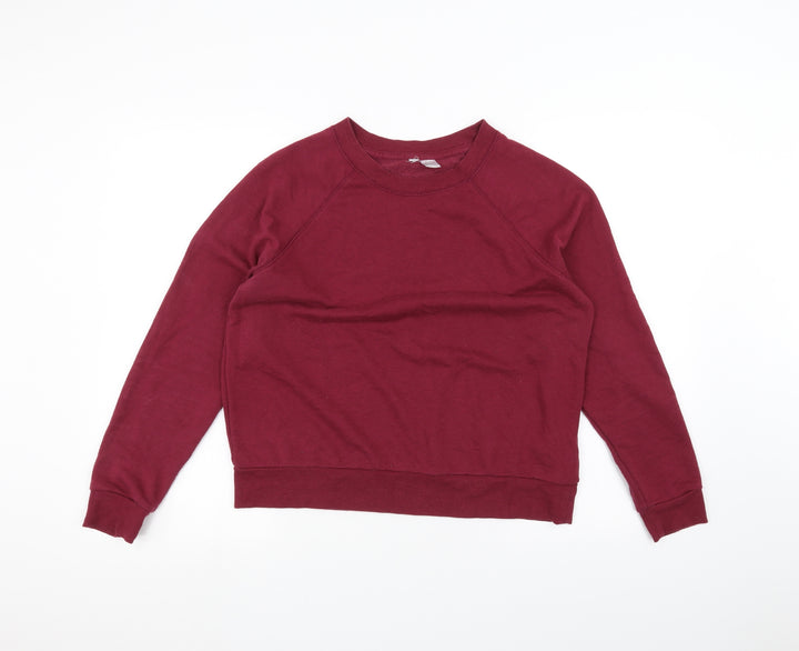 H&M Womens Red   Pullover Jumper Size M
