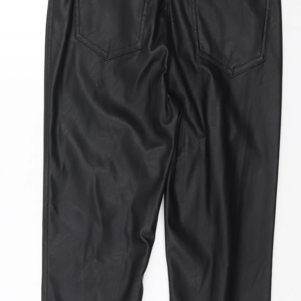 H&M Womens Black   Trousers  Size 10 L26 in