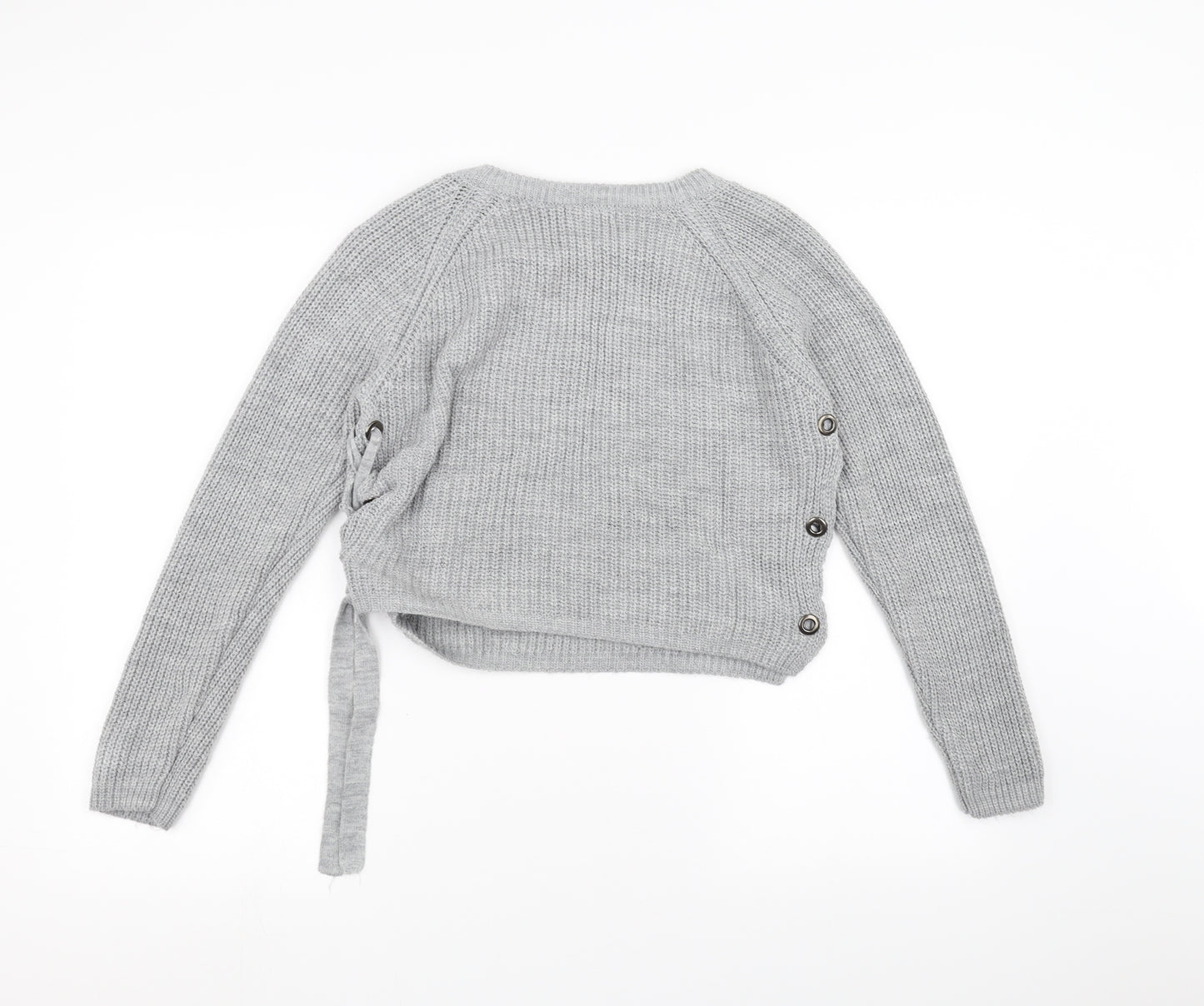 Primark Womens Grey  Knit Pullover Jumper Size S