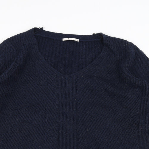 TU Womens Blue  Knit Pullover Jumper Size 10