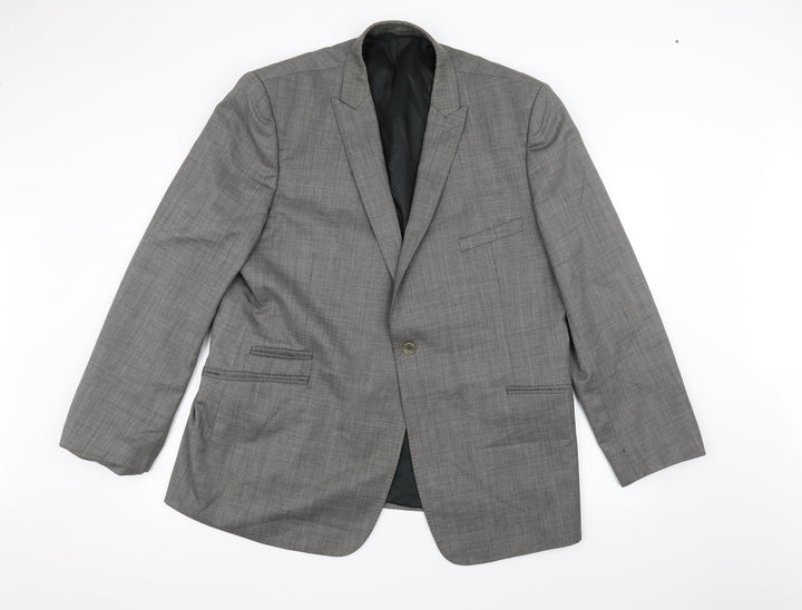 Felina Mens Grey   Jacket Suit Jacket Size 38