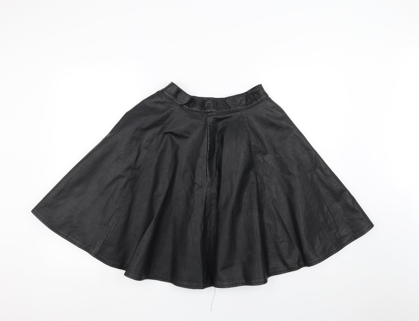 Preworn Womens Black   A-Line Skirt Size 10