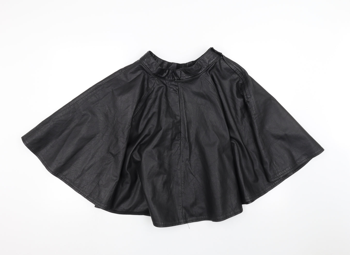 Preworn Womens Black   A-Line Skirt Size 10