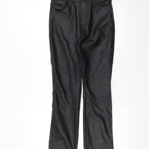 H&M Womens Black   Trousers  Size 8 L27 in