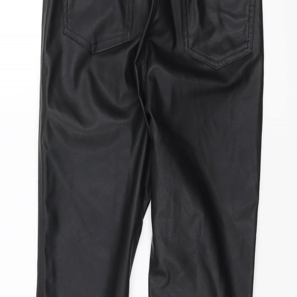 H&M Womens Black   Trousers  Size 8 L27 in
