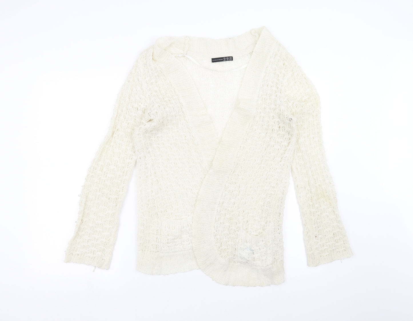 Atmosphere Womens White   Cardigan Jumper Size 12