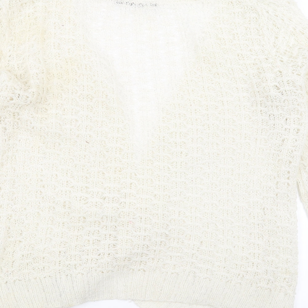 Atmosphere Womens White   Cardigan Jumper Size 12