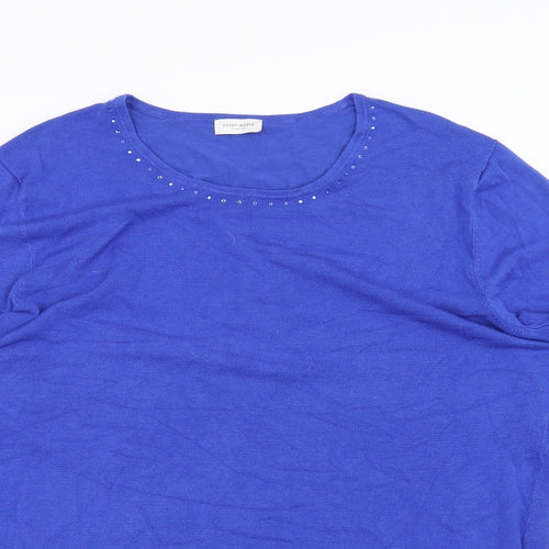 Gerry Weber Womens Blue   Basic T-Shirt Size 16