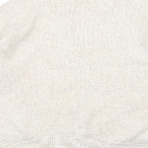 George Womens White   Pullover Jumper Size M