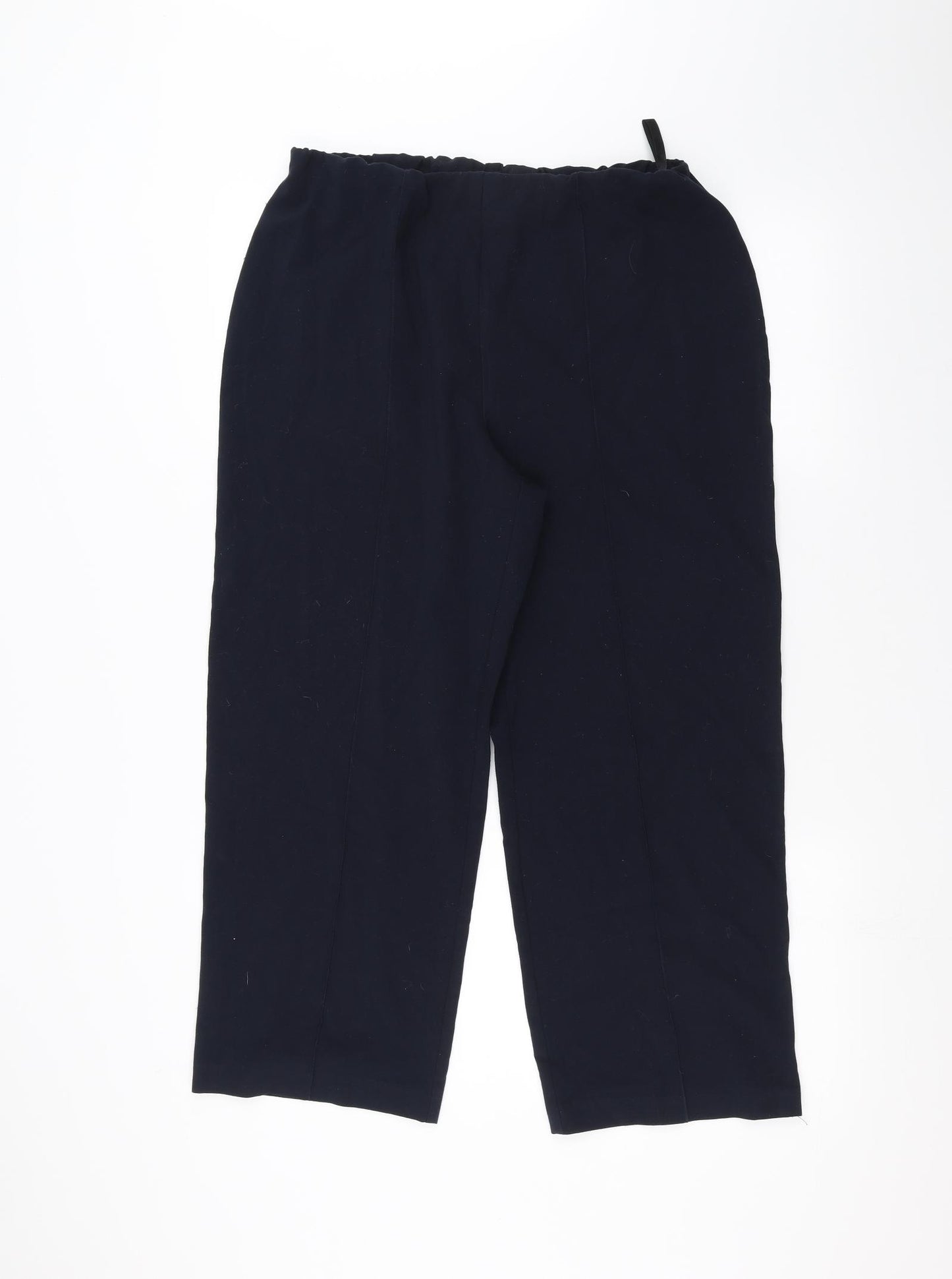 Isle Womens Blue   Trousers  Size 14 L22 in