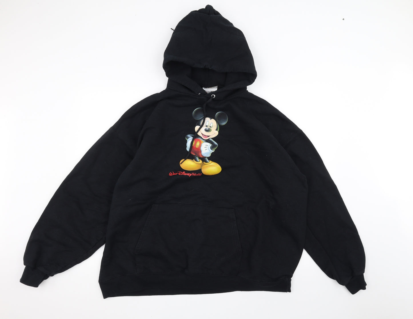 Walt Disney Mens Black   Pullover Hoodie Size XL  - Disney