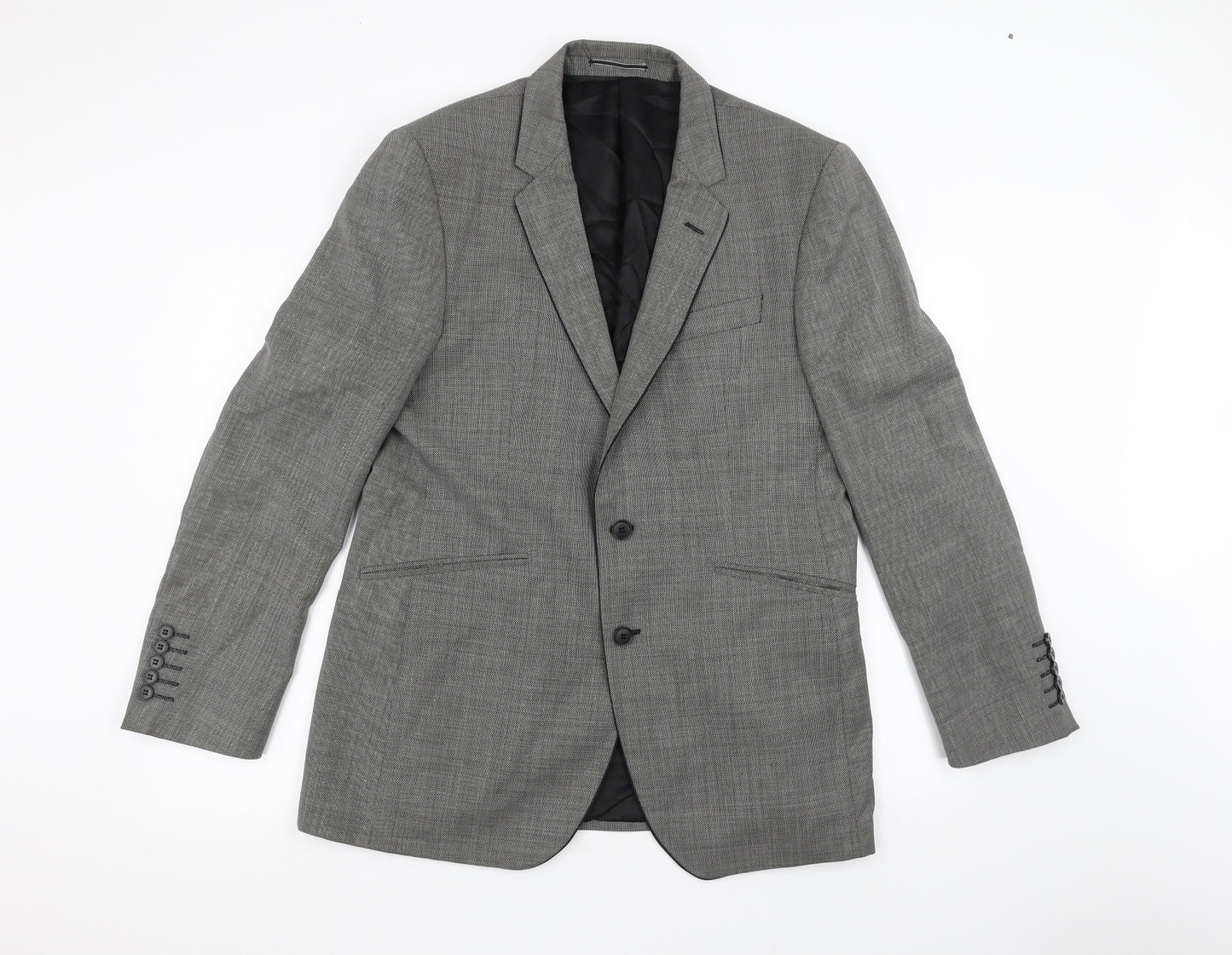 Impressions Mens Grey   Jacket Suit Jacket Size 40