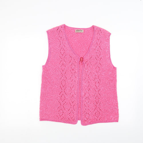 Aimee Womens Pink   Jacket  Size M