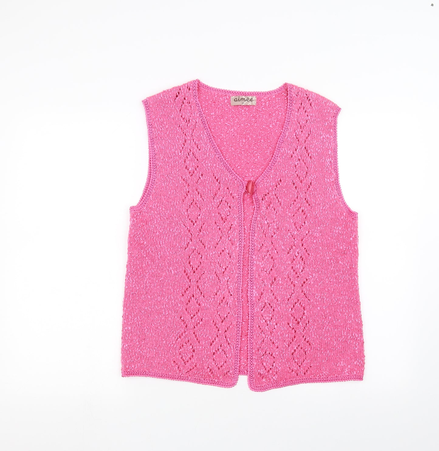 Aimee Womens Pink   Jacket  Size M
