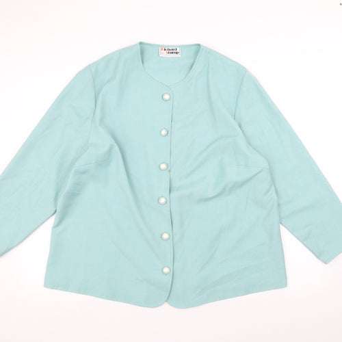 Richard Stump Womens Green   Jacket  Size 20