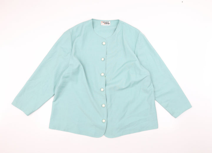 Richard Stump Womens Green   Jacket  Size 20