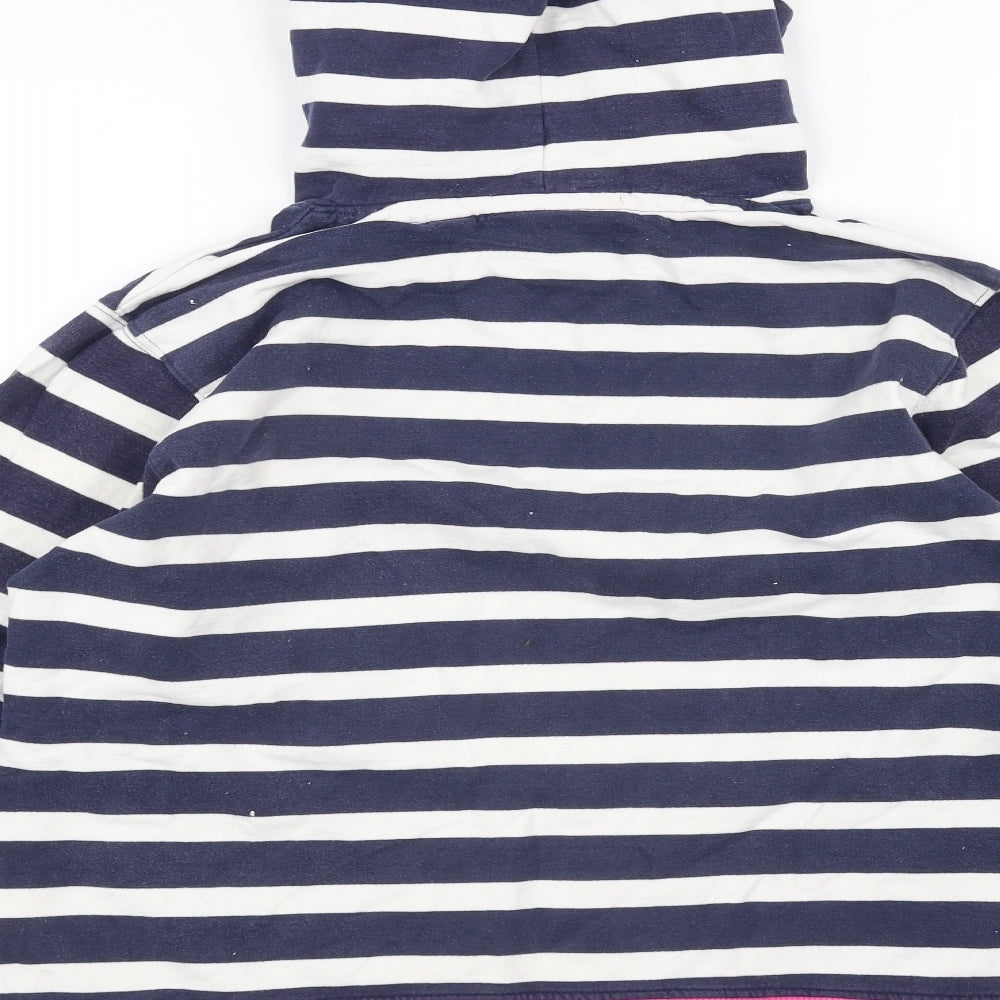 Mountain Warehouse Girls Blue Striped  Pullover Hoodie Size 13 Years