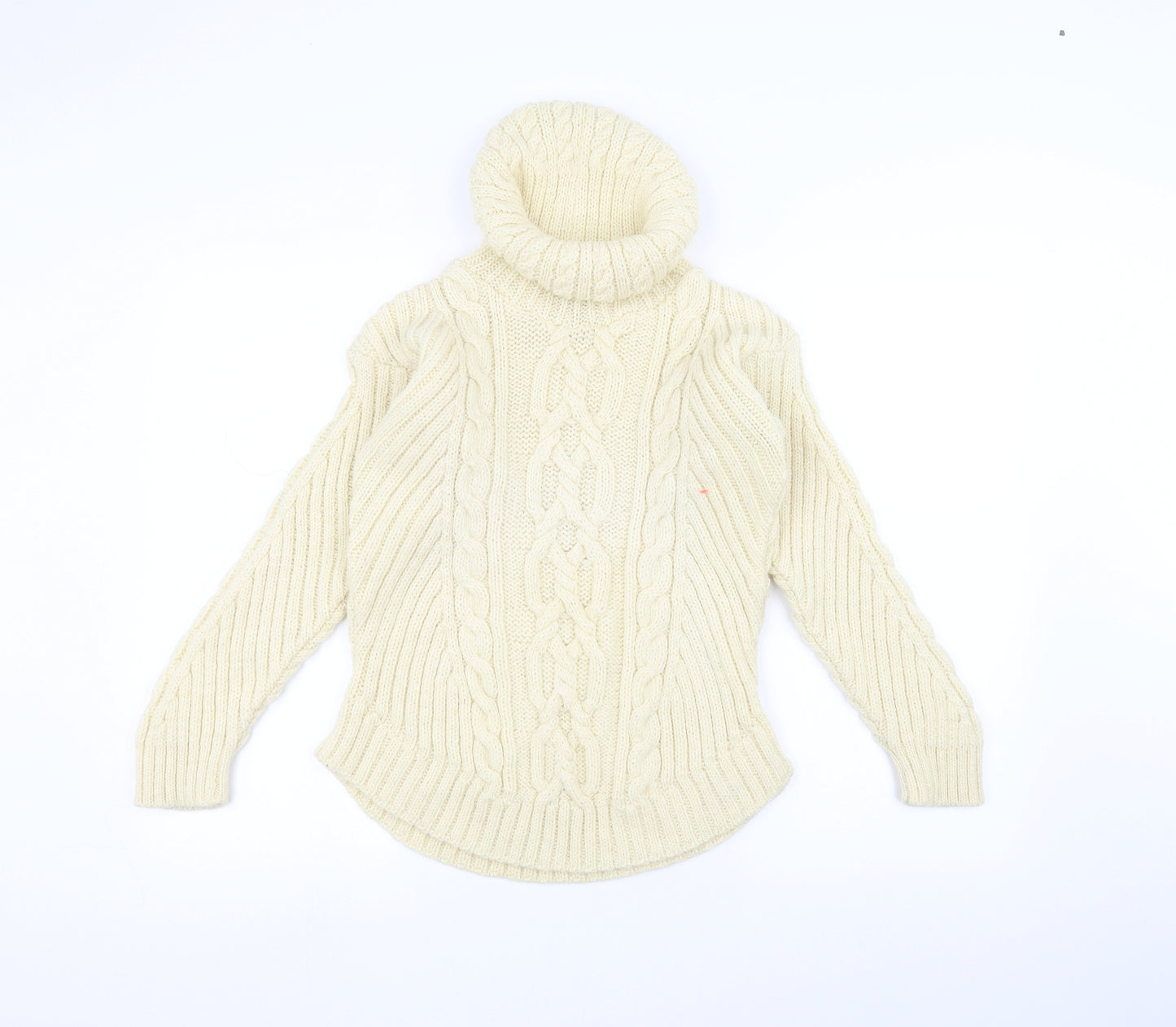 glen loch Womens White  Knit Pullover Jumper Size M