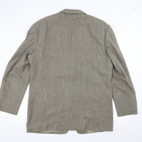 Preworn Mens Brown   Jacket Suit Jacket Size 42