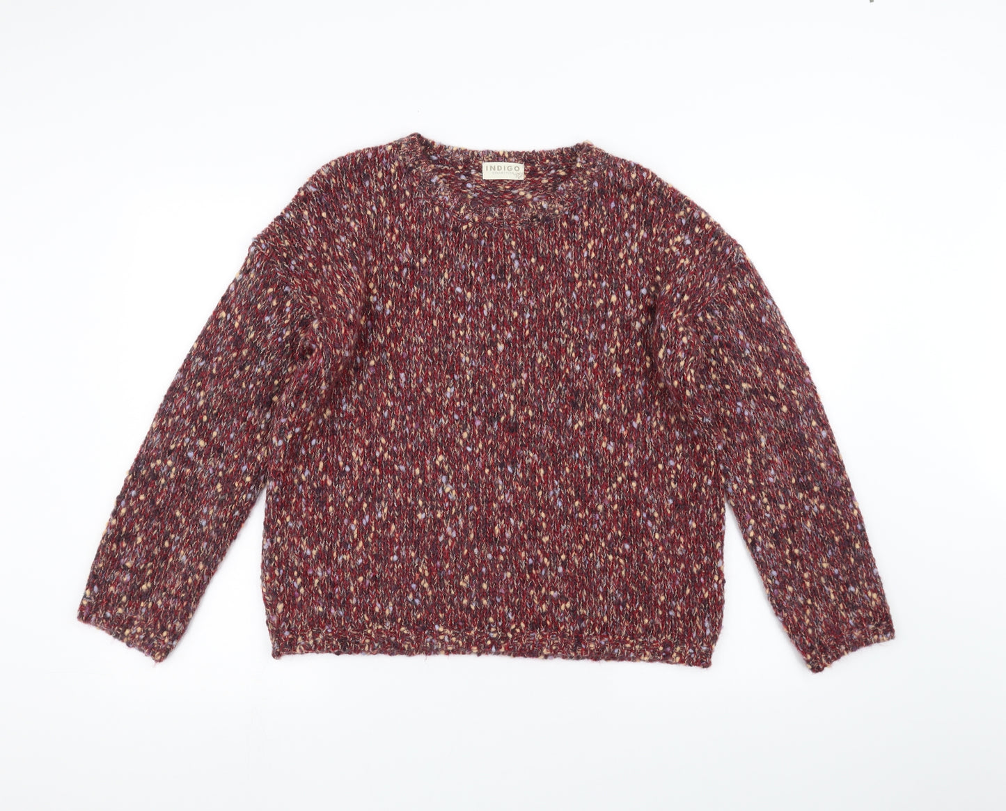Marks and Spencer Womens Red  Knit Pullover Jumper Size 14