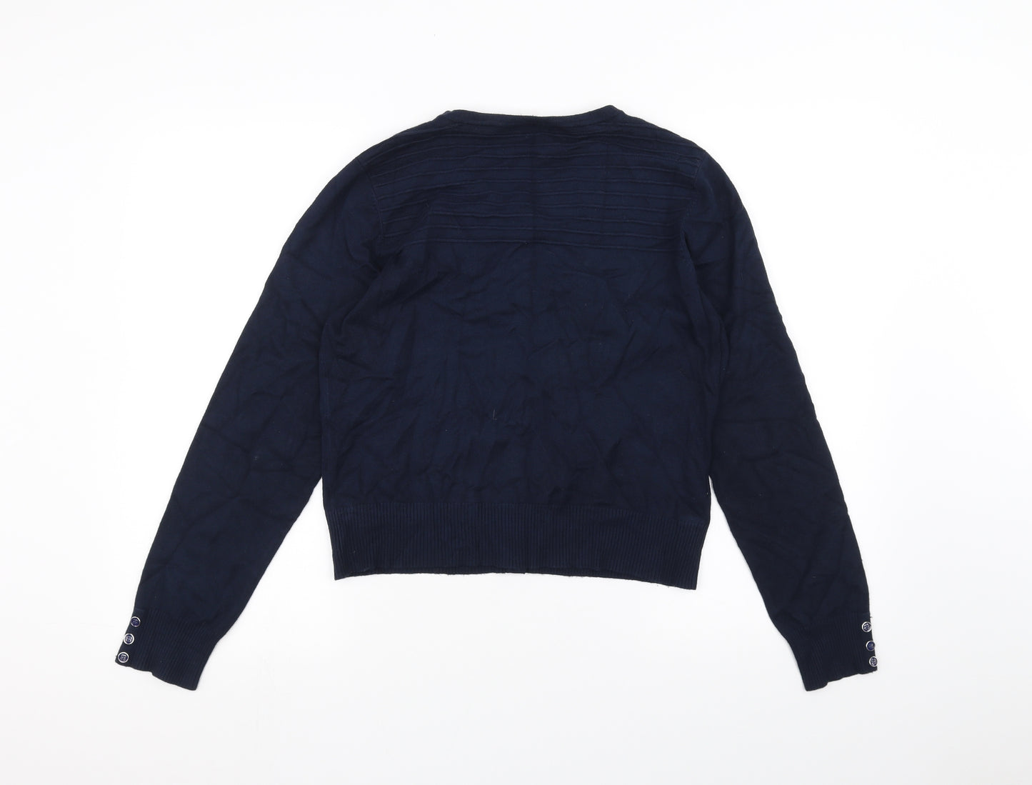 Country Club Womens Blue   Cardigan Jumper Size M