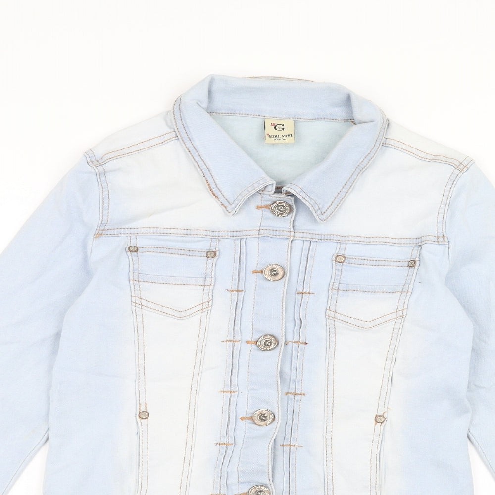 Girl VIVI Womens Blue  Denim Jacket  Size 16