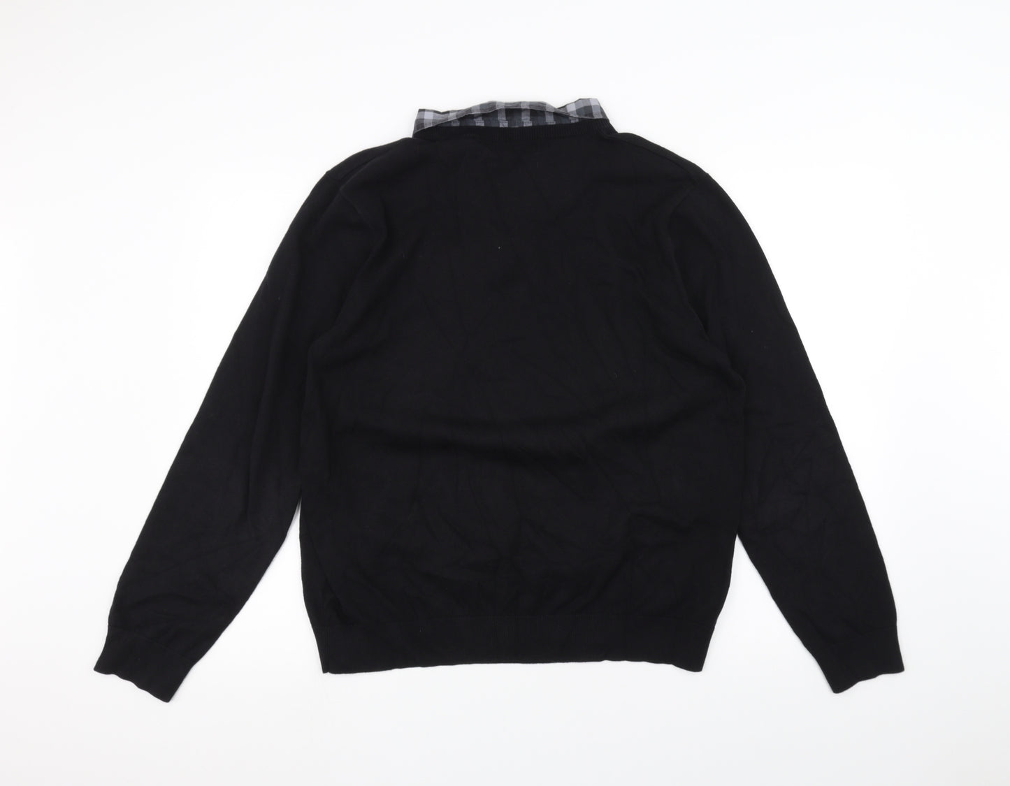 Marks and Spencer Mens Black    Polo Size L