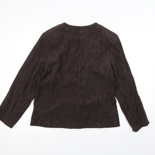 ELVI Womens Brown   Jacket  Size 12