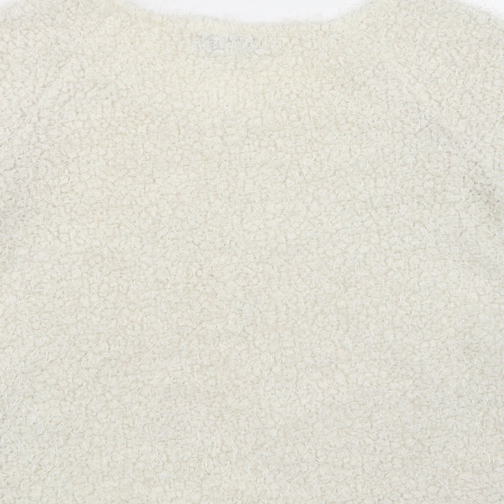 Cameo rose Womens White   Pullover Jumper Size 8