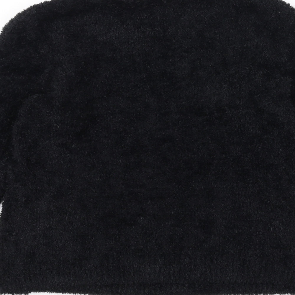 H&M Girls Black   Pullover Jumper Size 9-10 Years