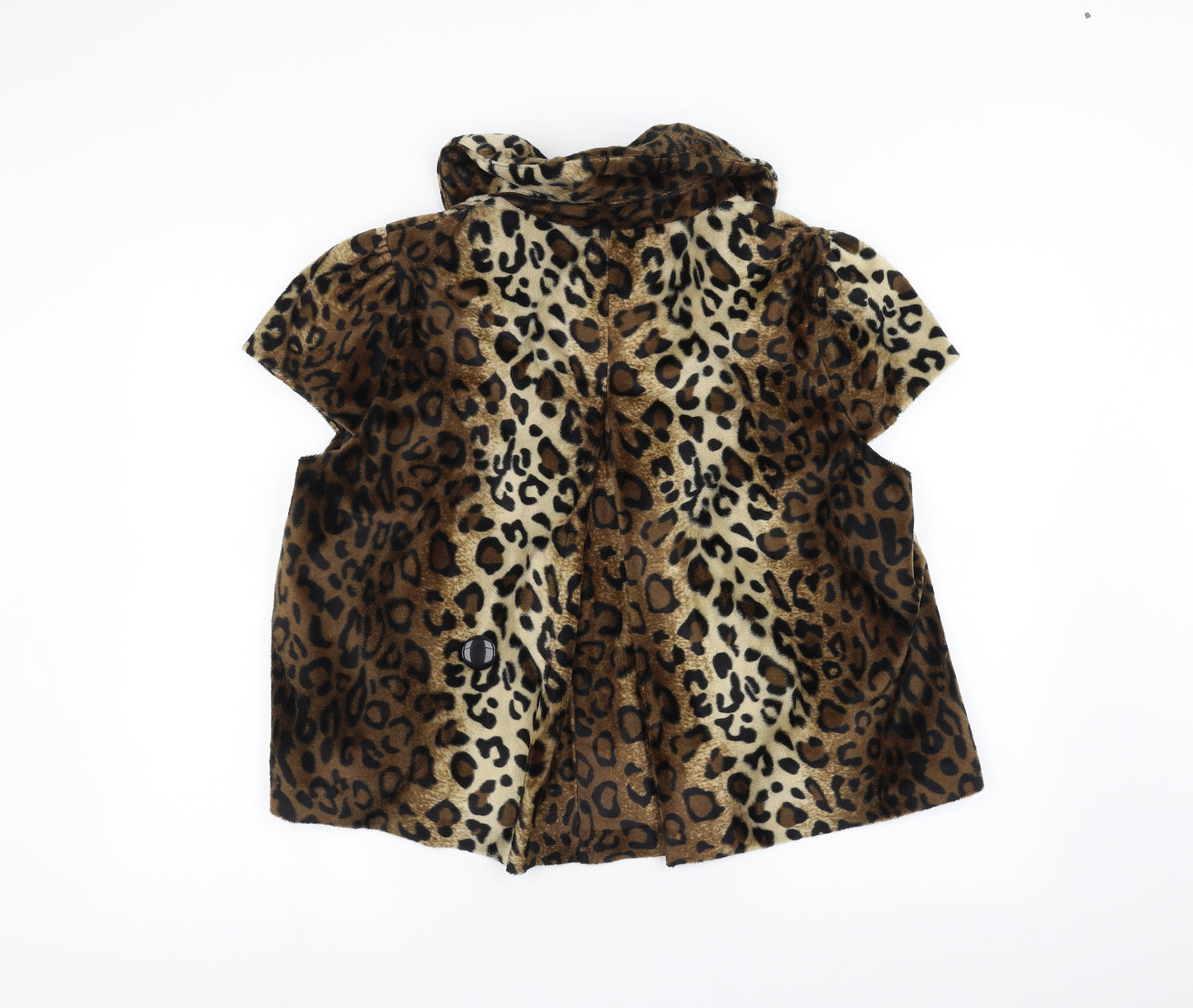 New Look Womens Brown Animal Print  Jacket  Size 16